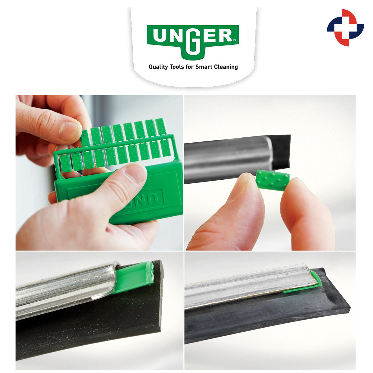 ErgoTech-Plastic Clips - Copy Unger plastik klips (40'lı kutu) - Görsel 1