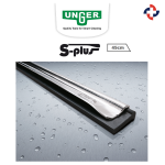 Unger 45 cm S-Plus Kanal ve Kauçuk Lastik