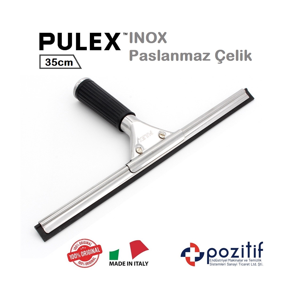 Pulex-Paslanmaz-celik-pozitif-35 Pulex Camçek Paslanmaz Çelik – 35cm - Görsel 1