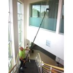 Pulex CLEANO 600 - 2x3m Teleskopik İç Mekan Cam Temizlik Aparatı (40 cm trapez ped'li) - Görsel 3