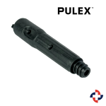 Pulex emniyet kilitli teleskop sırık uç parça