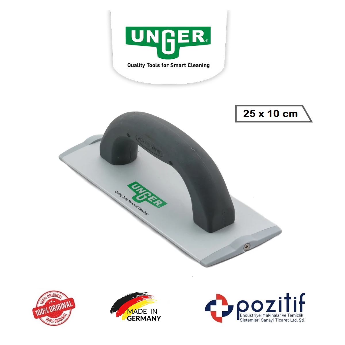 unger-PHD20 Unger Profesyonel Ped ve Keçe Tutucu Mala (Cam ve Yüzey Temizlik Amaçlı) - Görsel 1