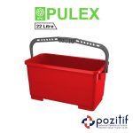 Pulex Camcı Kovası 22 Litre - Kırmızı