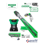 Unger HydroPower Ultra S - Mobil Deiyonize Safsu Üreteci - Cam ve Dış Cephe Yıkama Seti 3.20m - DIUH1