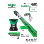 Unger HydroPower Ultra S - Mobil Deiyonize Safsu Üreteci - Cam ve Dış Cephe Yıkama Seti 6m - DIUH1