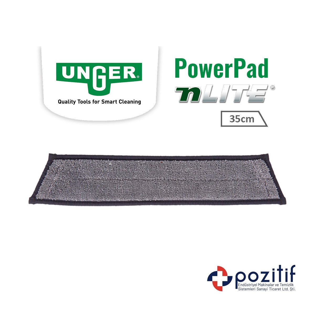 unger-powerpad-nlite-35cm-yedek Unger PowerPad nLITE · 35cm - Yedek Ped - Görsel 1
