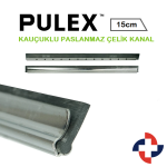Pulex Yedek Camçek Kanalı ve Lastik - Delikli Tip - 15 cm