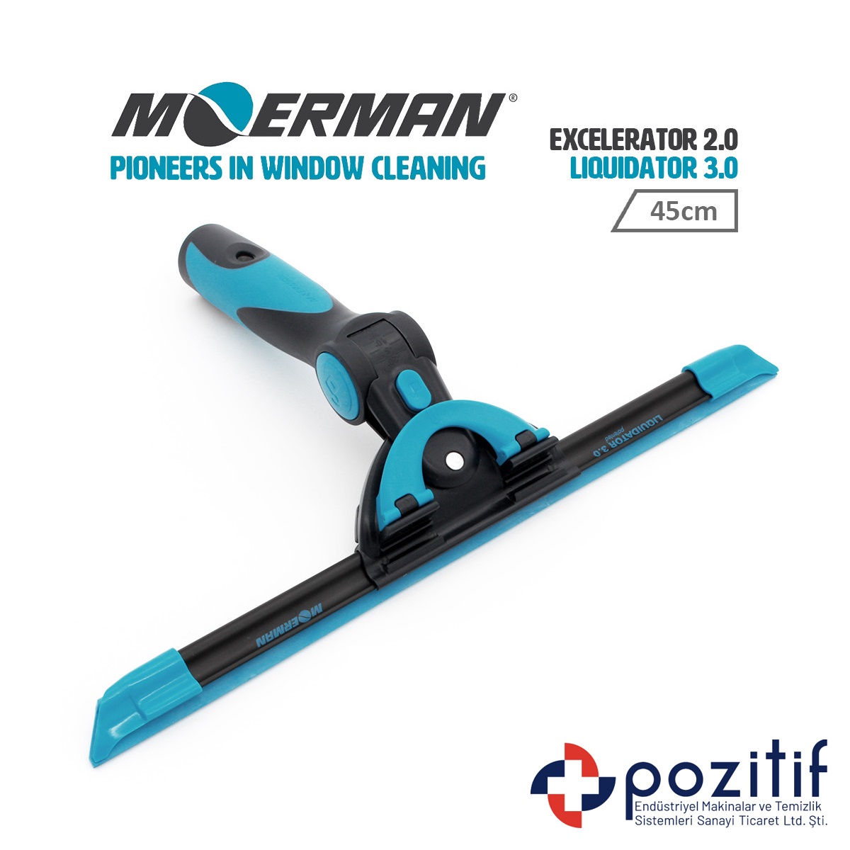 moerman-excelerator20-liquidator30-45cm Moerman Camçek EXCELERATOR 2.0 - LIQUIDATOR 3.0 - 45cm (Oynar Başlı) - Görsel 1