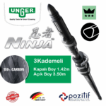 Unger NINJA CARBON TELESCOPIC POLE - 3.50 m Teleskobik Sırık 3 Kademeli