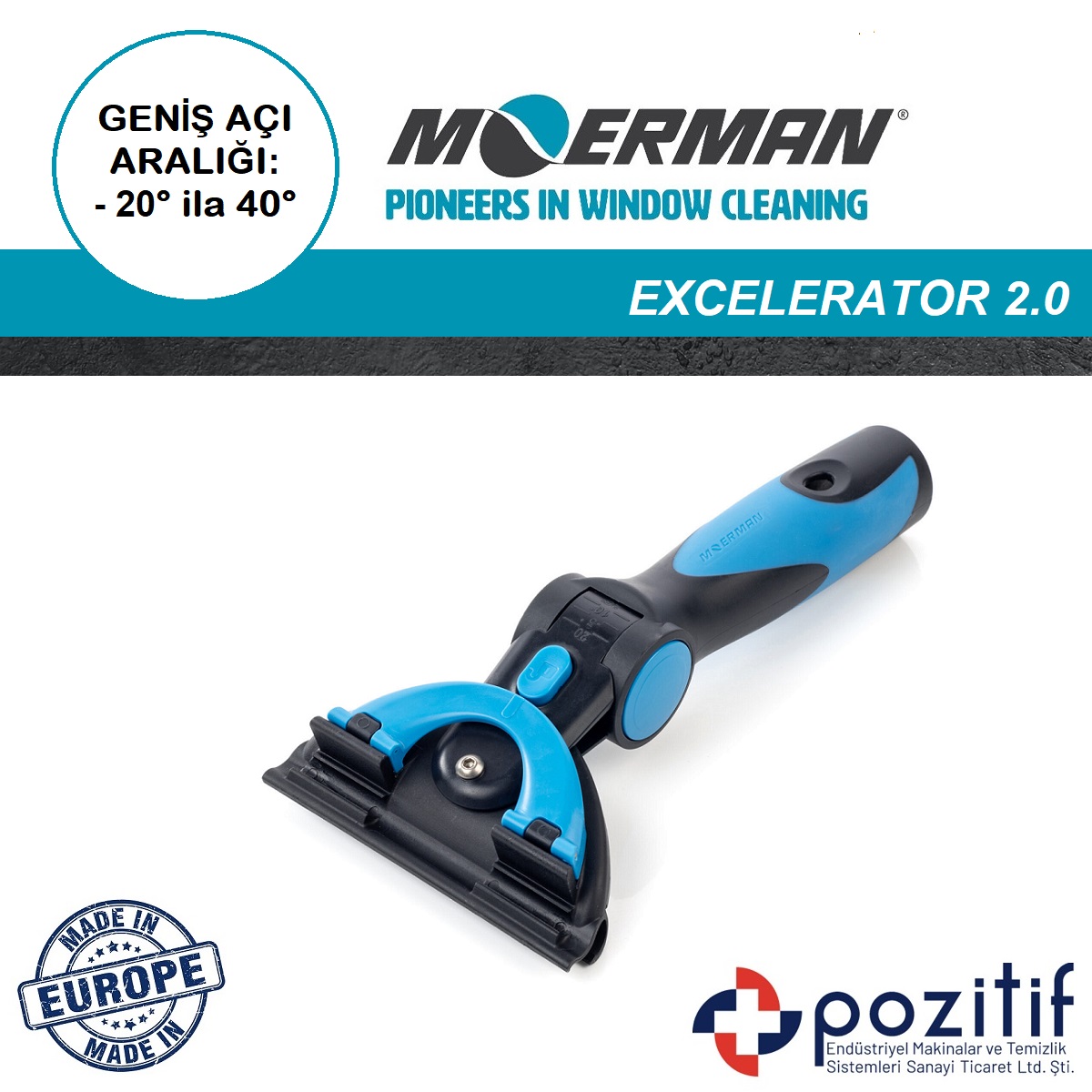 moerman-excelerator20-pozitifco Moerman EXCELERATOR 2.0 - Tutamak (Oynar Başlı) - Görsel 1